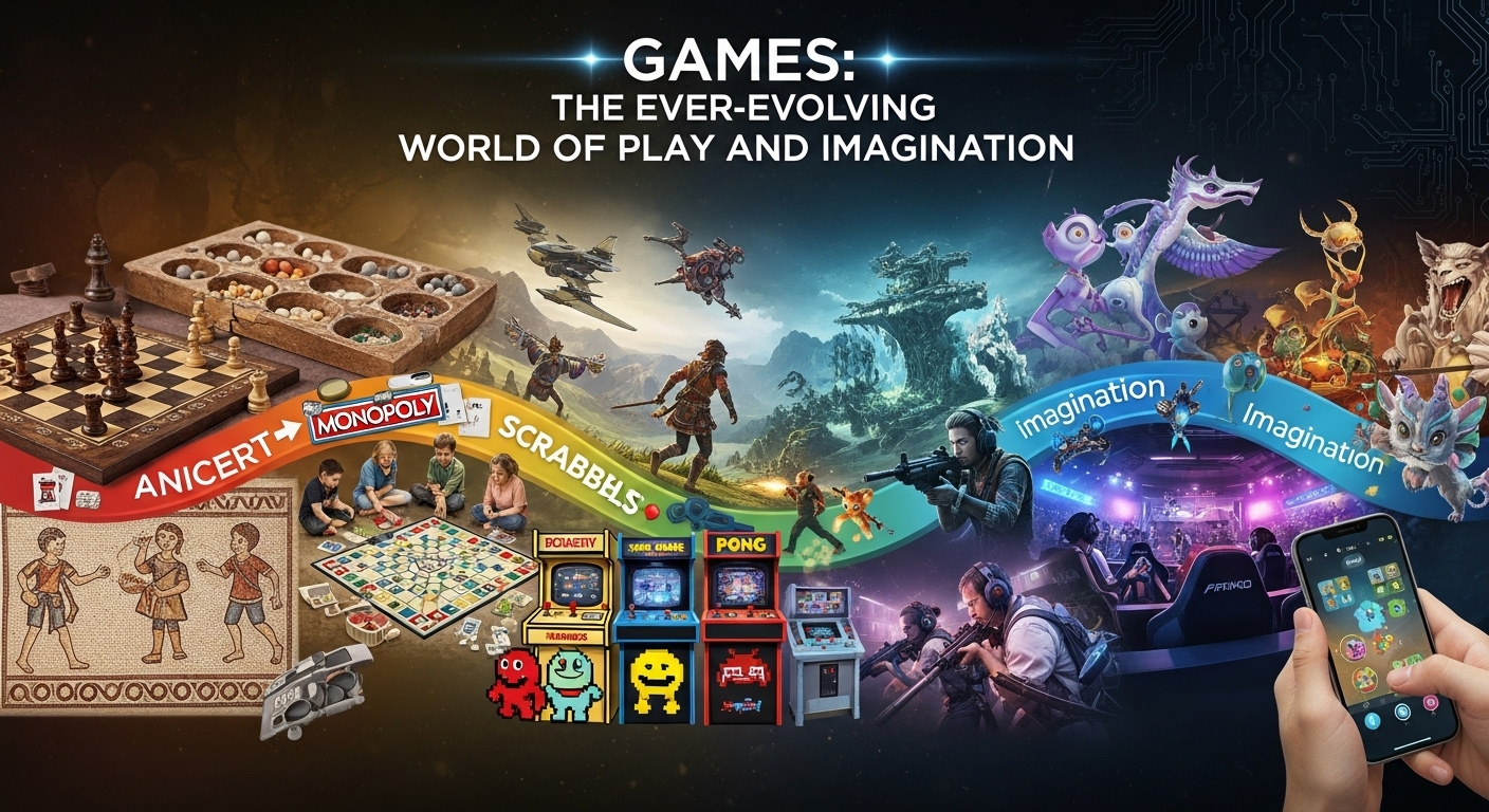 The Fascinating World of Games: A Journey Through Play, Imagination, and Competition